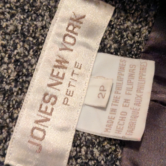 Jones New York Grey Tweed Blazer - Picture 5 of 7